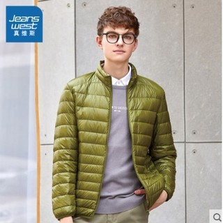 JEANSWEST 真维斯 JWM8-JW-74-123588 男士立领轻薄羽绒服