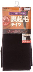 GUNZE SABRINA Warm+系列 女士240D加绒加厚打底袜