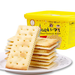卡慕 饼干蛋糕 年货礼盒 柠檬味夹心饼干 600g/胶罐礼盒 *6件