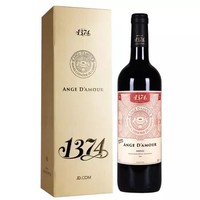 法国进口红酒 波尔多梅多克AOC级 乐朗1374天使 干红葡萄酒 2016年 礼盒装 750ml