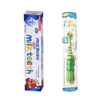 macleans 0-3岁防蛀童乳牙牙刷+低氟儿童乳牙牙膏 65g
