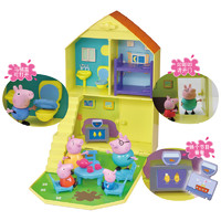 小猪佩奇 儿童男女孩3-6岁早教启蒙过家家场景角色扮演套装 欢乐家庭屋