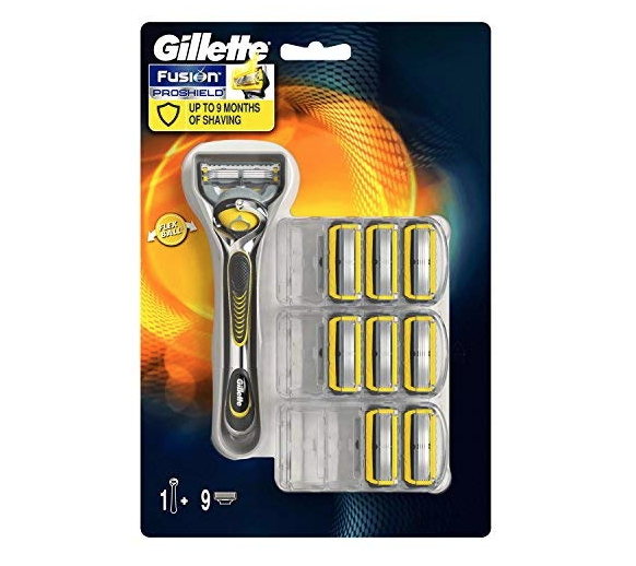 gillette 吉列 鋒隱致護 手動剃鬚刀 1刀架9刀頭