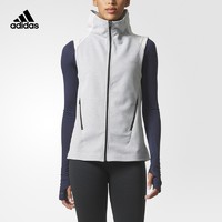 adidas 阿迪达斯 BR6824000 女子训练马甲 水晶蓝白 L