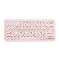 罗技（Logitech）K380多设备蓝牙键盘 茱萸粉