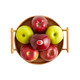 枝纯 云南昭通 富士金冠红蛇三拼果 苹果 6个特级果 单果径75-80mm 新鲜水果 *8件