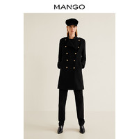 MANGO 双排扣大衣31055004