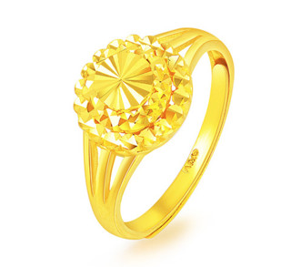 China Gold 中国黄金 GA0R016 圆形足金戒指