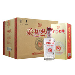 双沟 柔和双沟银 42度 整箱装白酒 450ml*6瓶（内含3个礼袋） +凑单品