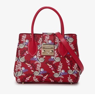 FURLA 芙拉 METROPOLIS S TOTE系列 女士印花手提托特包