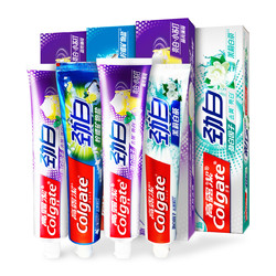 Colgate 高露洁 劲白牙膏套装（120g*4支 + 泰迪运动水杯） *2件