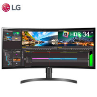 历史低价：LG 34WL85C 34英寸曲面超宽显示器 (3440×1440、60Hz、IPS) 