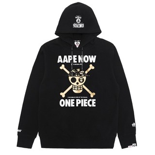 Aape×OnePiece 联名款航海王 9265XXB 男士印花连帽加绒卫衣