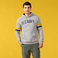 限尺码：OLD NAVY 290416 男士休闲徽标连帽卫衣