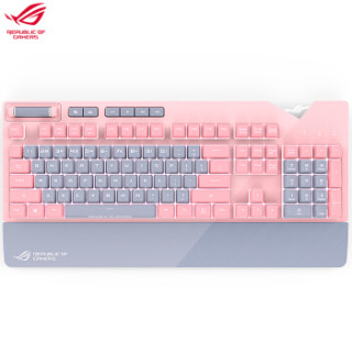 ROG 玩家国度 STRIX FLARE PNK LTD PINK 粉爱 粉色机械键盘