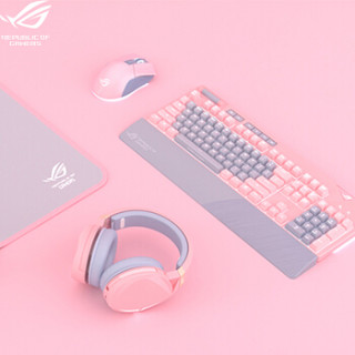 ROG 玩家国度 STRIX FLARE PNK LTD PINK 粉爱 粉色机械键盘