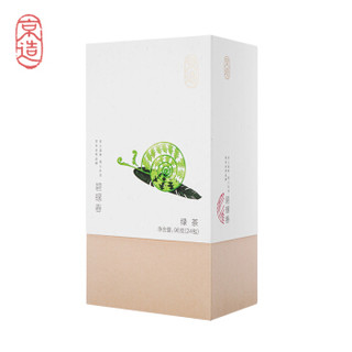 京造 洞庭碧螺春茶叶 茶叶礼盒 绿茶 2018春茶 96g （24包）