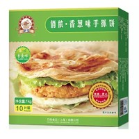 俏侬 原味/葱香味手抓饼 1000g （10片装）