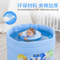 新生婴儿大号宝宝儿童充气游泳池小孩家庭家用合金支架保温洗澡桶