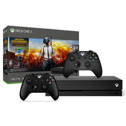 Microsoft 微软 Xbox One X 1TB 《绝地求生》同捆主机 +额外手柄