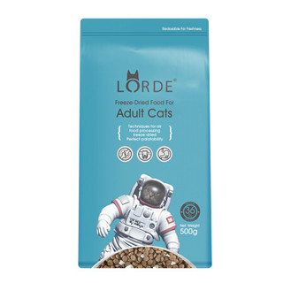 lorde 冻干成猫粮 鳕鱼鸡肉 500g *8件