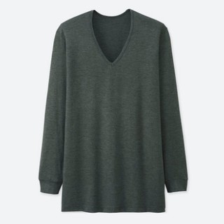 UNIQLO 优衣库 HEATTECH 400220 男士V领T恤