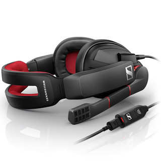 SENNHEISER 森海塞尔 GSP 350 耳罩式头戴式降噪有线耳机 黑色 USB口