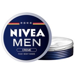 NIVEA 妮维雅 男士小蓝罐面霜 75ml 送Deep洗面奶50ml+男士面膜