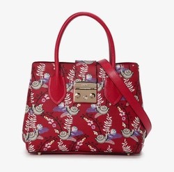 FURLA 芙拉 METROPOLIS S TOTE系列 女士印花手提托特包