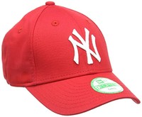 New Era 男童 MLB Basic NY Yankees 9Forty 可调节棒球帽