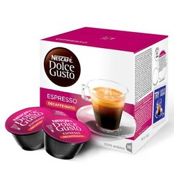 Nestlé 雀巢 多趣酷思 Dolce Gusto 咖啡胶囊咖啡粉 意式浓缩 不含咖啡因 16颗/盒 *5件