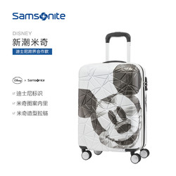 新秀丽（samsonite）卡通米奇可扩展硬箱万向轮拉杆箱旅行箱其他行李箱20寸AF9