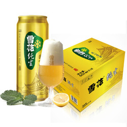 雪花啤酒 纯生拉罐 500ml*12听 整箱听装更实惠 *2件