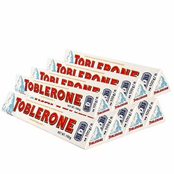 进口休闲零食Toblerone瑞士三角白巧100g*8