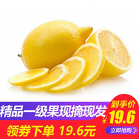 微笑果园 四川安岳黄柠檬 5斤装一级果