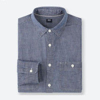 UNIQLO 优衣库 416917 男士水洗工装衬衫