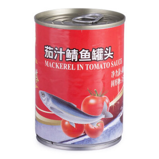 红塔 茄汁鲭鱼罐头 400g *3件