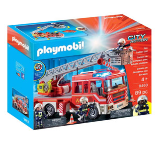 playmobil 摩比世界 9463 机场消防车 声光板