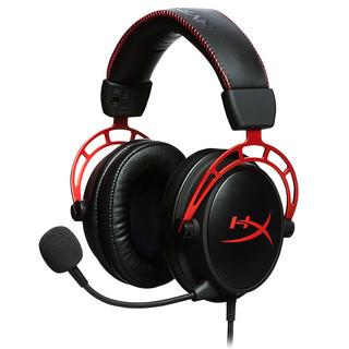HYPERX Cloud Alpha 阿尔法 耳罩式头戴式有线耳机 黑红色 3.5mm