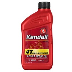康度（Kendall）美国原装进口 4T 摩托车机油 四冲程摩托车全合成机油 10W-40 SL级 1L 汽车用品