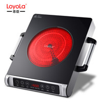 忠臣（loyola）电陶炉茶炉家用升级加厚全面板加宽双提手LH-1803SE *2件