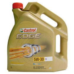 嘉实多（Castrol）全合成机油 极护EDGE FST 5W-30 C3 SN 5L 德国原装进口 *2件