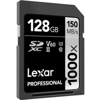 Lexar 雷克沙 Professional 1000x SDXC UHS-II U3 SD存储卡 128GB