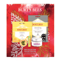 Burt's Bees 小蜜蜂 水疗护理五件套装(面膜9.35g+唇膜+润唇膏4.25g+指甲修护霜15g+香氛蜡烛85g)