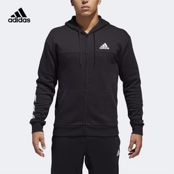 阿迪达斯(adidas)2018秋季新款男子运动服休闲夹克连帽针织外套DM7564