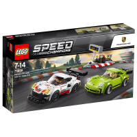 LEGO 乐高 超级赛车速度冠军系列 75888 保时捷911 RSR&Turbo3.0