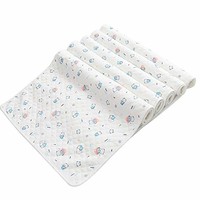 呵宝 婴儿隔尿垫儿童纯棉可洗垫子 (45 * 35cm, 3条装)