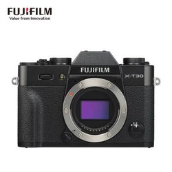 富士（FUJIFILM）X-T30/T30 XC15-45 微单/照相机 2610万像素 4K视频 蓝牙WIFI 黑色