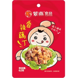 紫燕百味鸡 香辣卤味莲藕片丁 62g *6件