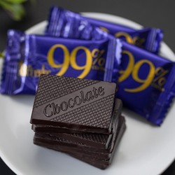 马来西亚进口 Alfredo爱芙 99%香浓黑巧克力 400g/袋 *2件